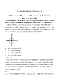 专题40 磁场的描述 磁场对通电导线的作用力（测）-2019年高考物理一轮复习讲练测