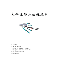 大学生职业生涯规划书-国际贸易专业