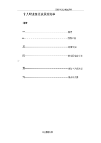 大学生职业生涯艺术设计类视觉传达