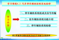 汽车底盘电控系统检修课件：停车辅助检修