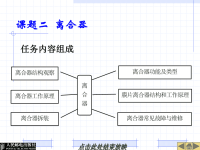 汽车底盘构造与检修课件：课题二  离合器