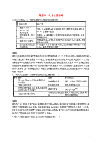 （新课标）广西2020高考化学二轮复习 题型八 化学实验基础专项练