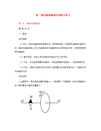 2020届高三物理第一轮复习 磁场磁感应强度安培力学案 新人教版