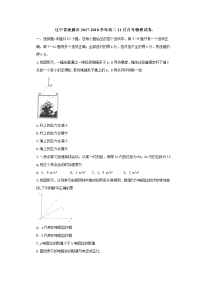 物理卷·2019届辽宁省凌源市高二11月月考（2017-11）