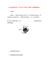 河北省鸡泽县第一中学2020学年高二物理下学期模拟集训1