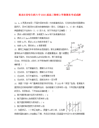 黑龙江省哈尔滨六中2020届高三物理上学期期末考试试题