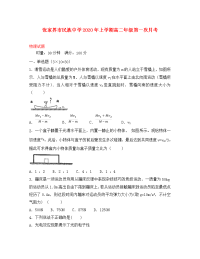 湖南省张家界市民族中学2020学年高二物理下学期第一次月考试题 理（无答案）(1)