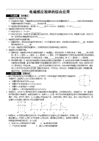 高考物理复习专题知识点29-电磁感应规律的综合应用A4