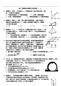 2013年高三物理选择题专项训练(7套含答案)