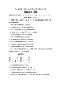 四川省棠湖中学2020届高三理综第二次高考适应性试题（Word版附答案）