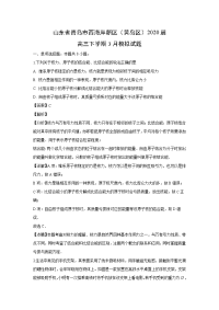 【物理】山东省青岛市西海岸新区（黄岛区）2020届高三下学期3月模拟试题（解析版）