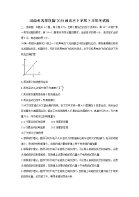 【物理】河南省名师联盟2020届高三下学期5月联考试题