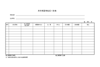 其它附属物拆迁一览表