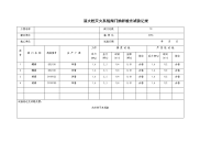 消火栓灭火系统阀门抽样检查试验记录