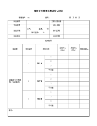 橡胶支座摩擦系数试验记录表