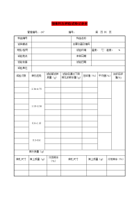 细集料压碎值试验记录表