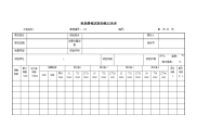 地基静载试验加载记录表