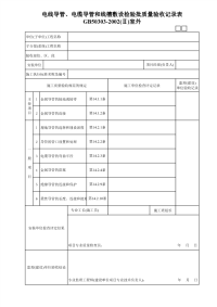 电线导管、电缆导管和线槽敷设(室外)