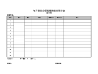 年月份社会保险缴纳情况统计表