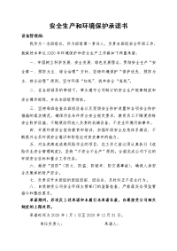 班组长安全承诺书 (2)