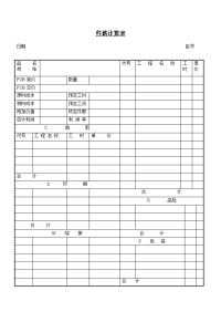 件薪计算表模板