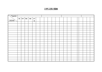 计件工资计算表