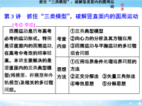 2018届二轮复习抓住“三类模型”，破解竖直面内的圆周运动课件（32张）