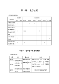 【物理】2019届二轮复习专题六第2讲电学实验教案