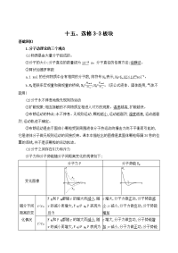 【物理】2020届二轮复习十五、选修3板块学案（江苏专用）