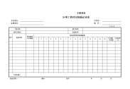 分项工程评定检验记录表