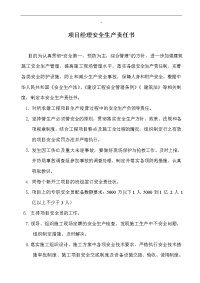 各级各部门及管理人员安全生产责任制