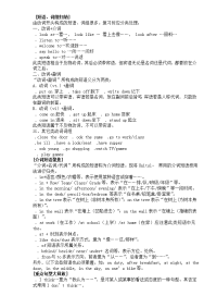 2012中考英语重点短语句型词组