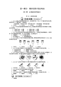 2013年中考生物系统训练及答案解析