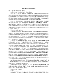 警示教育片心得体会