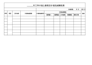 月度工作计划及计划完成情况表