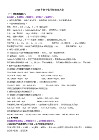 2018中考化学知识点总结