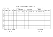 继续教育登记表