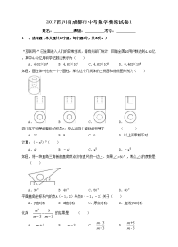 中考数学模拟