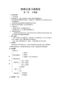 中考物理专题复习精品教案全集