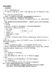 中考物理总复习光的反射折射知识点和习题