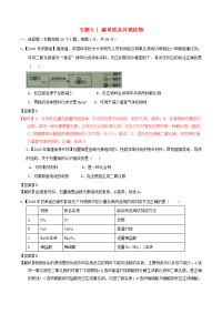 中考化学试题分项解析第期专题 碳单质及其氧化物