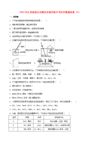 中考化学模拟试卷2含解析8
