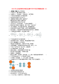 中考化学模拟试卷3含解析2