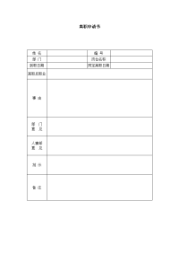 离职申请书模板