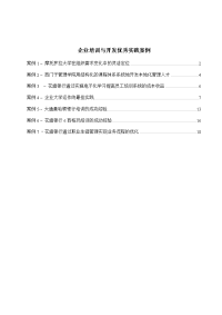 企业培训与开发优秀实践案例（摩托罗拉、花旗银行）