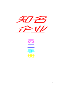 TCL员工手册