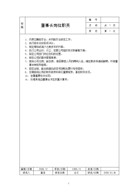 公司岗位职责说明书
