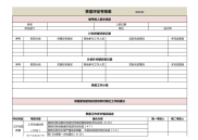 设计师绩效考核明细表