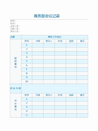 4 商务部会议记录