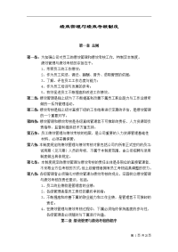 绩效管理制度（知名企业）